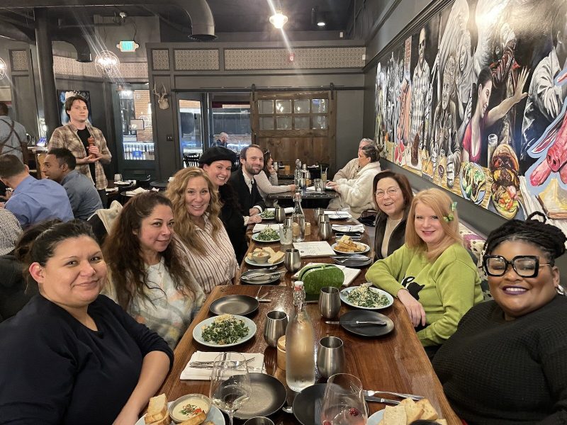 The Fort Wayne Social Club out during Savor Fort Wayne.