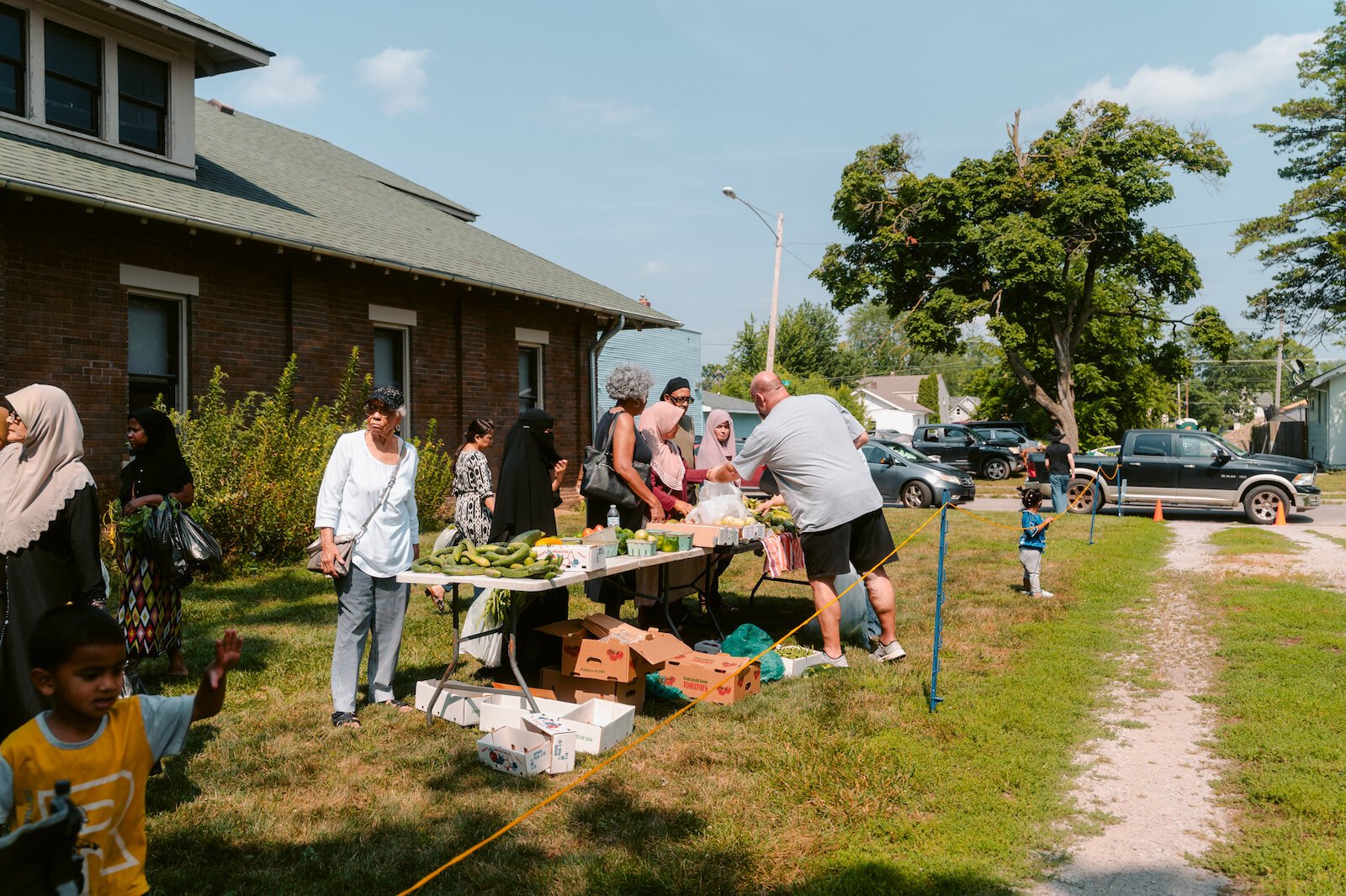 A HEAL Market at Johnnie Mae Farm.