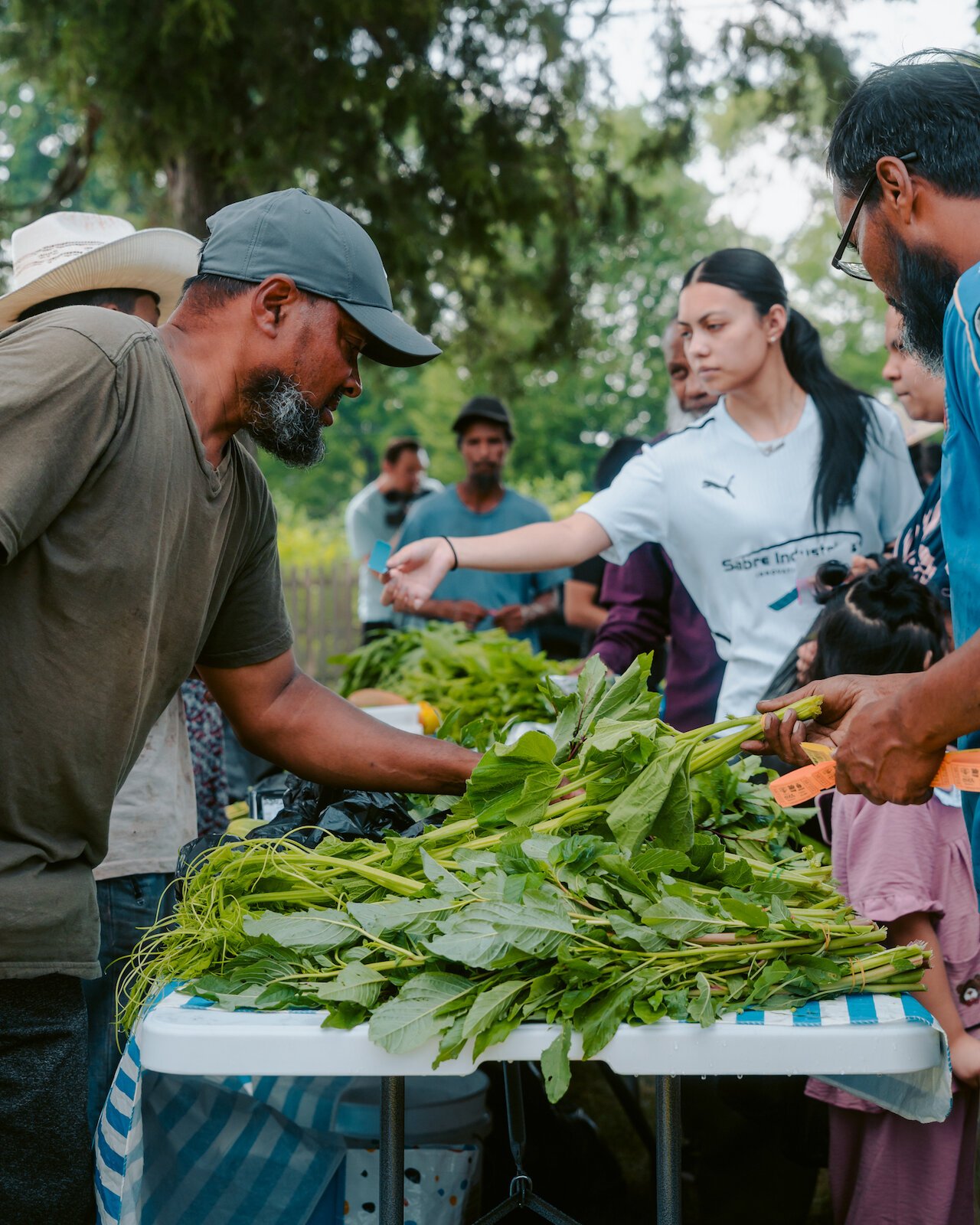 Local farmers bring a diverse variety of produce to the markets.