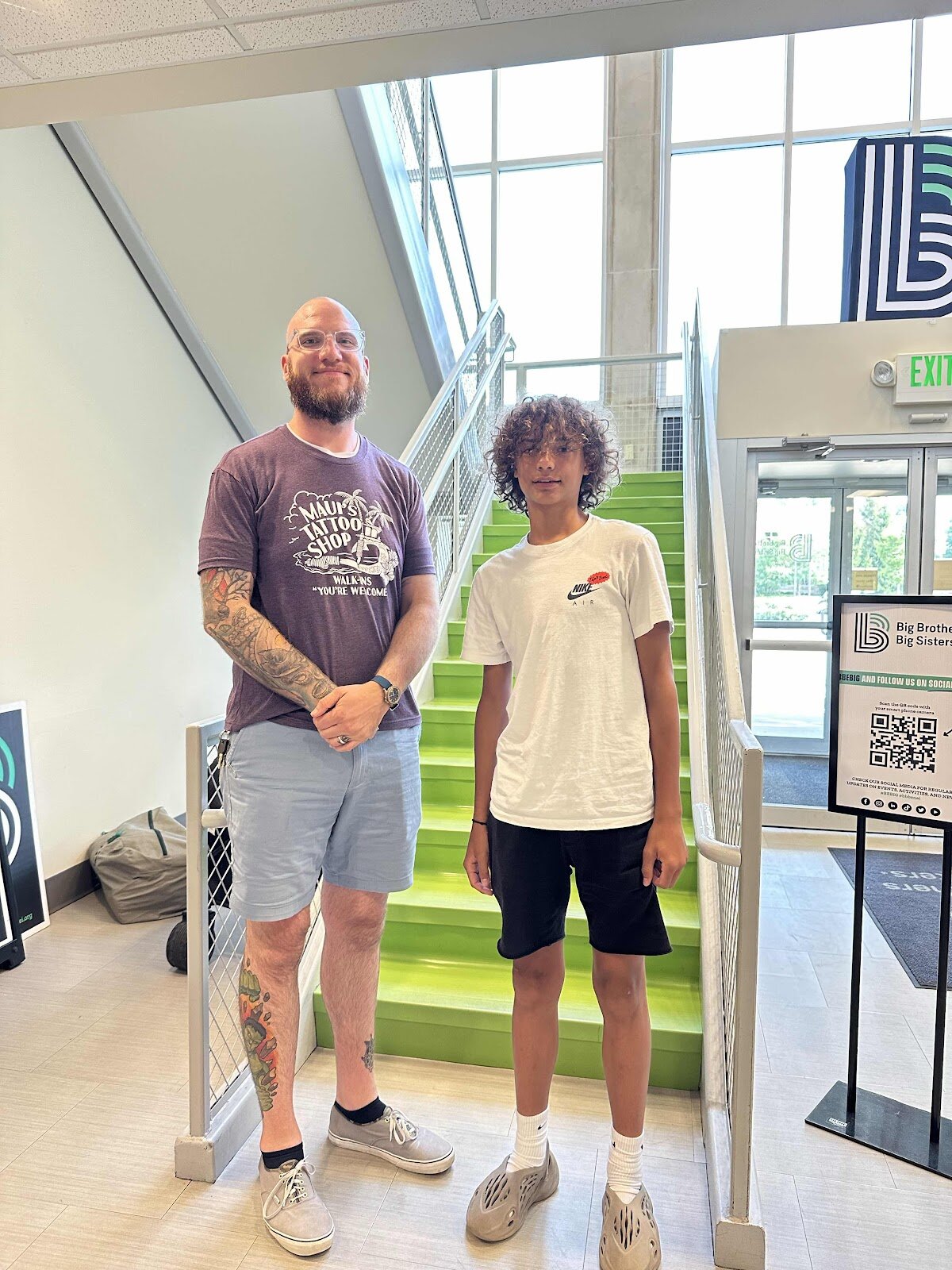 Big Brother Jarek Hoppe and his Little Brother Carter