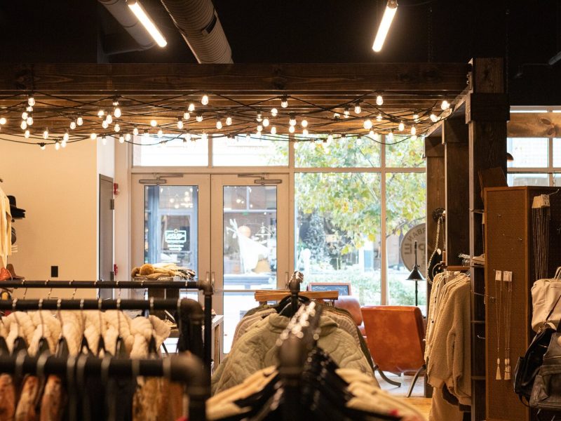 Inside The Urban Hippie's new location at 111 W Columbia St Ste 101, Fort Wayne, IN 46802.