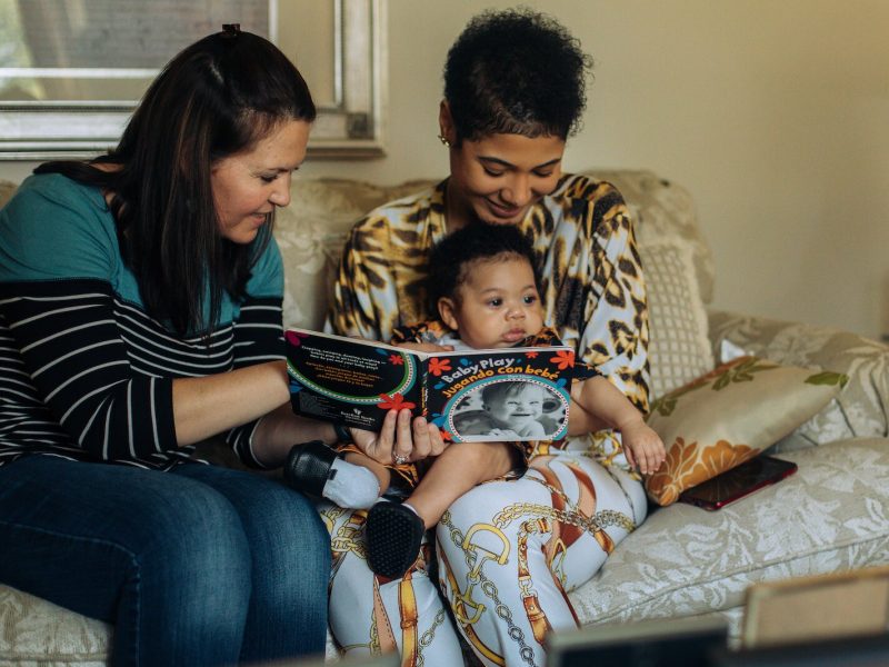 The bulk of programming at Healthier Moms and Babies consists of home visits, which are done by nurses or family advocates who walk alongside women during and after their pregnancy until the baby turns two.