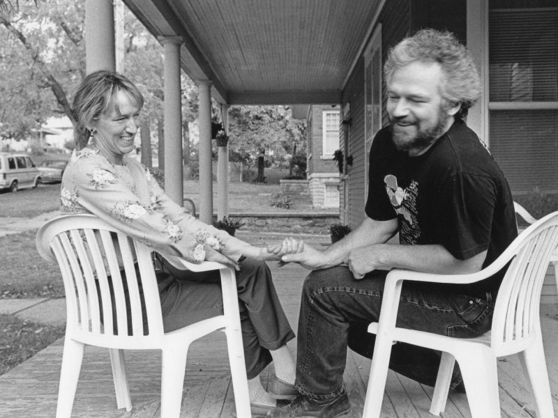 Jody Hemphill Smith with her husband, Mark Paul Smith