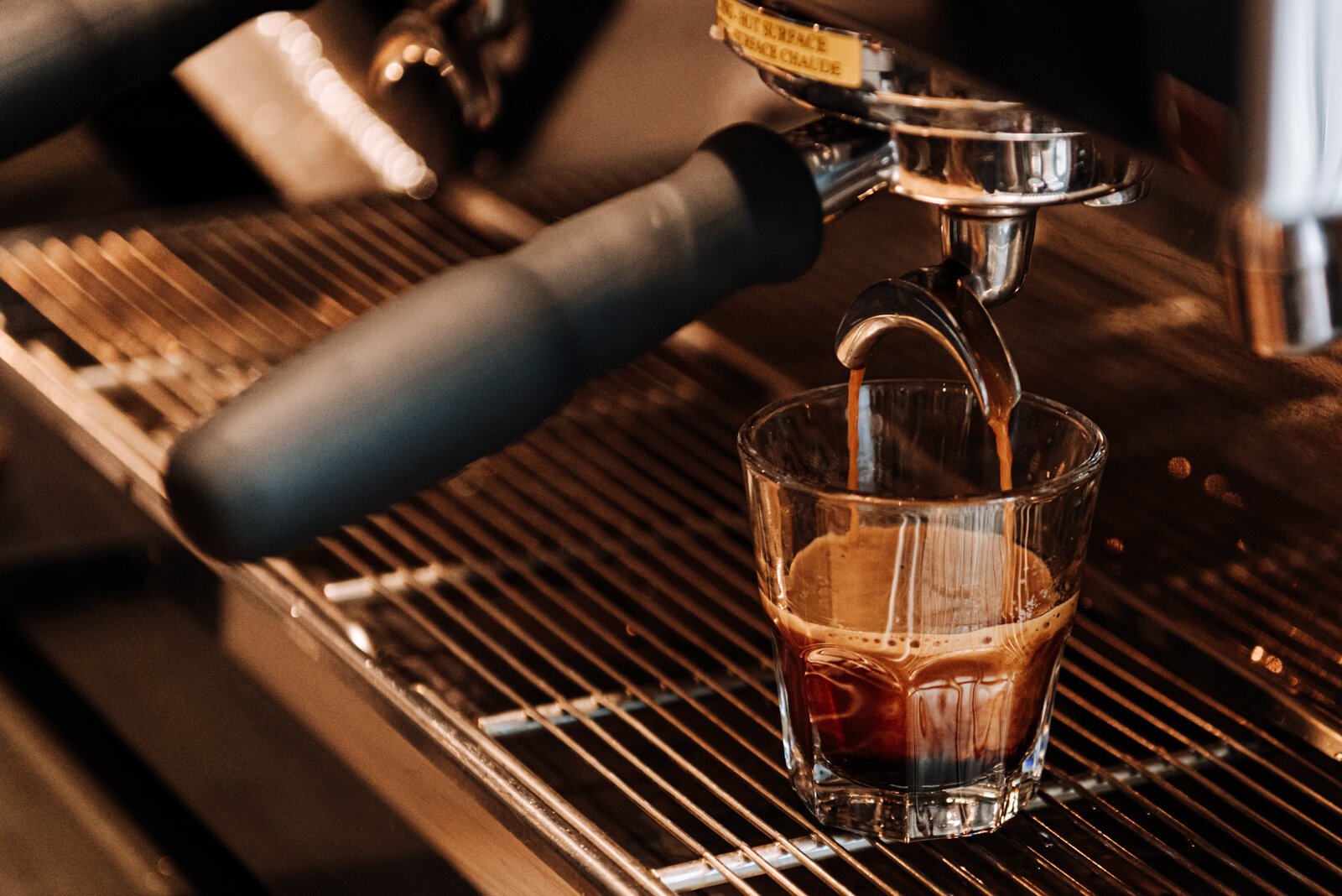 An espresso at Tall Rabbit, 2001 Calhoun St. Fort Wayne, IN.