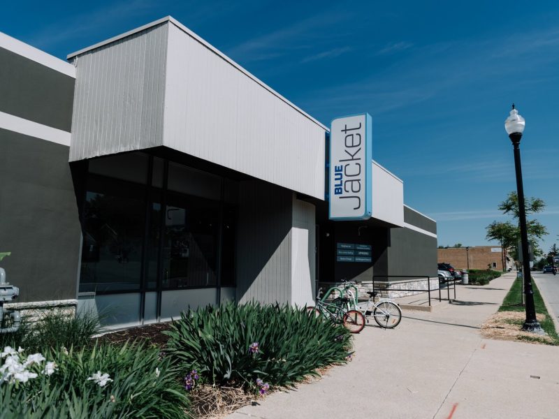 The exterior of Blue Jacket, 2826 Calhoun St. Fort Wayne, IN.