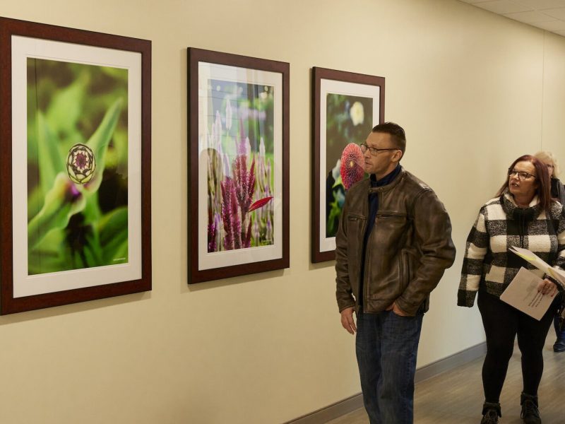 The public was invited to tour the new Parkview Kosciusko Hospital during an open house. Artwork featured throughout the facility was created by local artists.