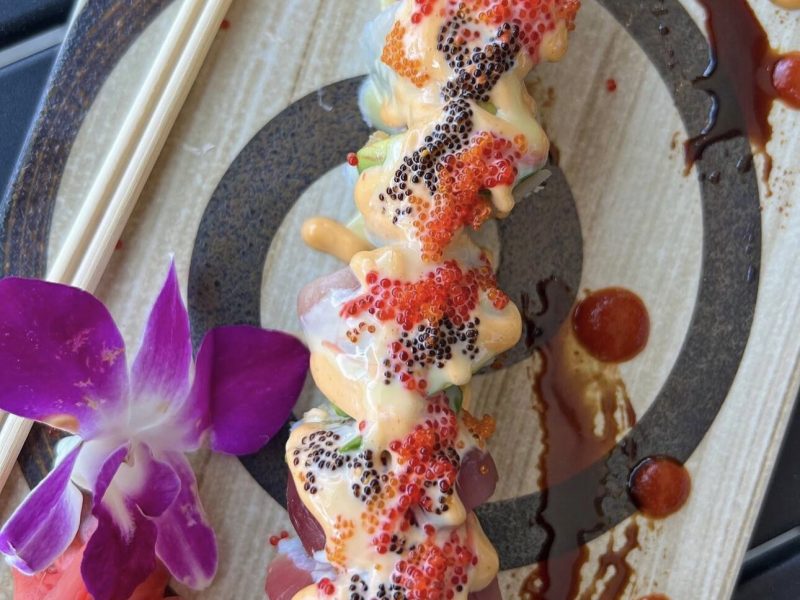 Saisaki's sushi menu is expansive with unique homages to Fort Wayne.