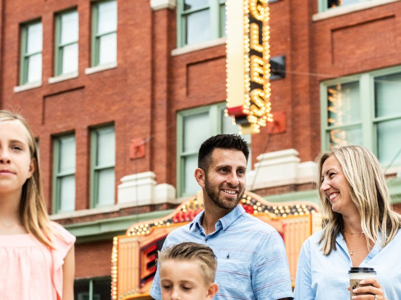 For families, there is no shortage of activities in Wabash, parents Madeline and Aaron Spring say.