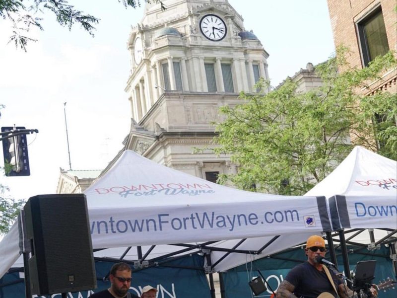 Experience live music every Friday evening until September 1 with the third annual summer concert series, Downtown Live, presented by Downtown Fort Wayne.