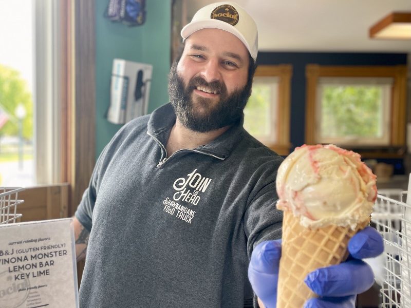 Social Ice Cream & Sandwich Shop co-owner Shawn Bianchini, who also launched Shawnanigans, a catering company, in 2018.