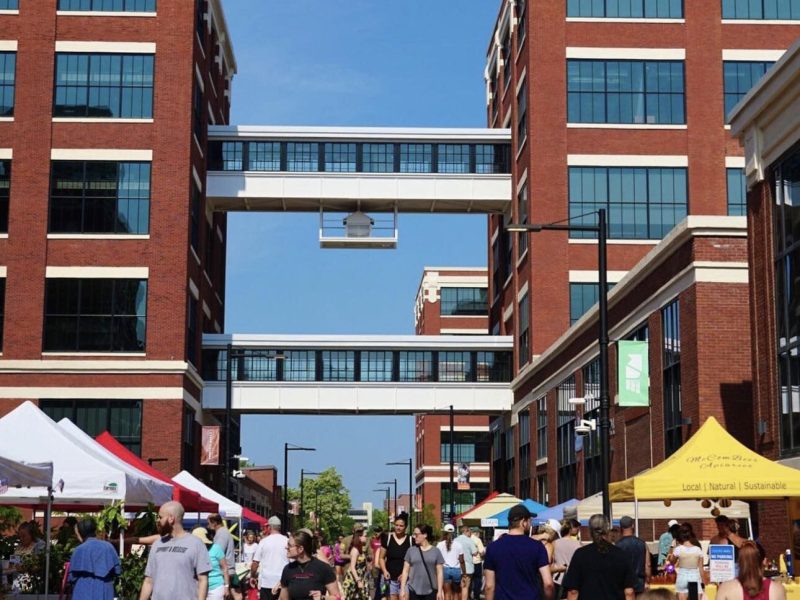 Every Saturday over the summer you can find the Fort Wayne Famers Market at Dynamo Alley.
