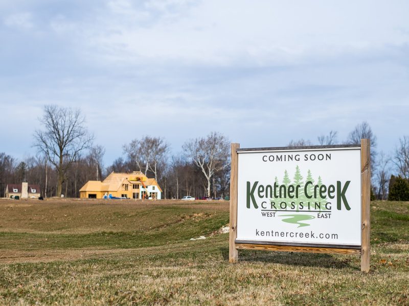 Kentner Creek, a new housing development in Wabash County.