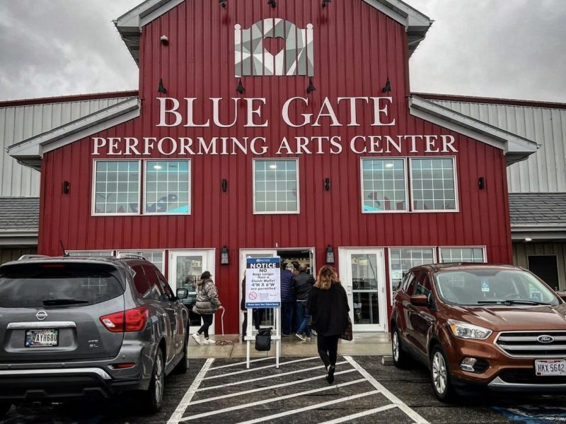 The Blue Gate Performing Arts Center in Shipshewana.