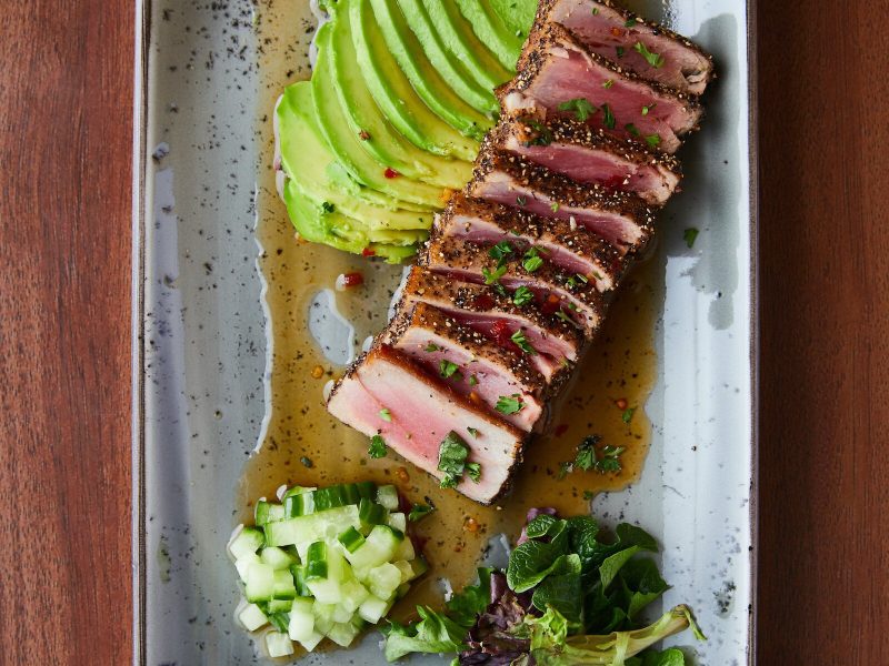 Peppered Tuna from Twenty at the Charley Creek Inn.