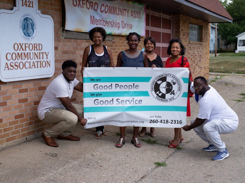 Members of the Oxford Community Association, from left to right, are Lee Wilson Jr., Cynthia McBride, Diane Rogers, Carolyn Worlds, Condra Ridley, and Derek Taylor.