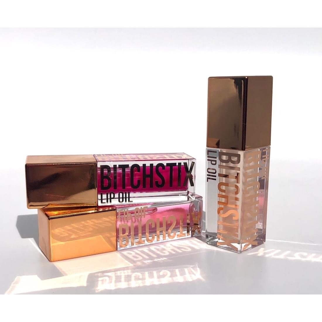 Lip balms, lip oils, and sunscreens by Bitchstix are made almost-locally in Zionsville, Ind., and a percentage of all of their sales benefit victims of domestic violence.