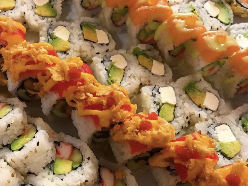 Sushi rolls from Shoccu.