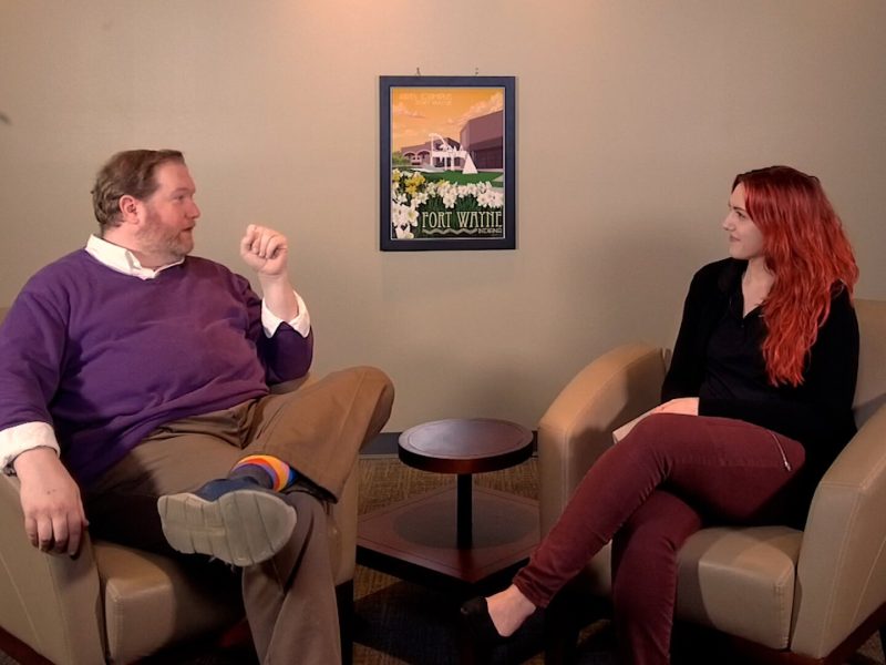 Christopher J. Murphy of Youtheatre and Rachelle Reinking of Arts United discuss theatre's impact in Fort Wayne.