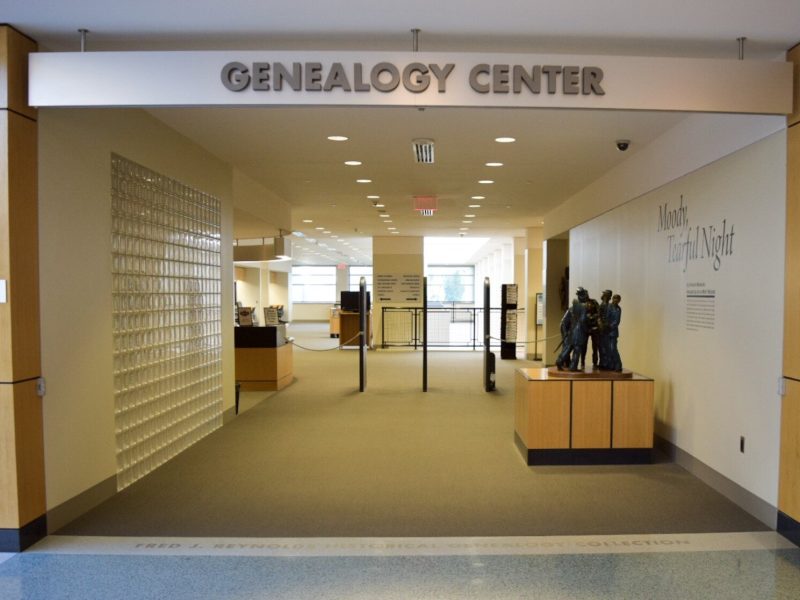 The Genealogy Center at the Allen County Public Library.