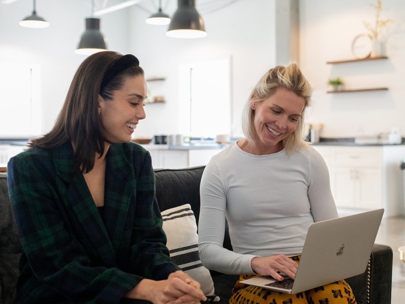 Reusser web design agency has a four-day workweek and a hybrid schedule. They collaborate in their Downtown Roanoke office two days each week.