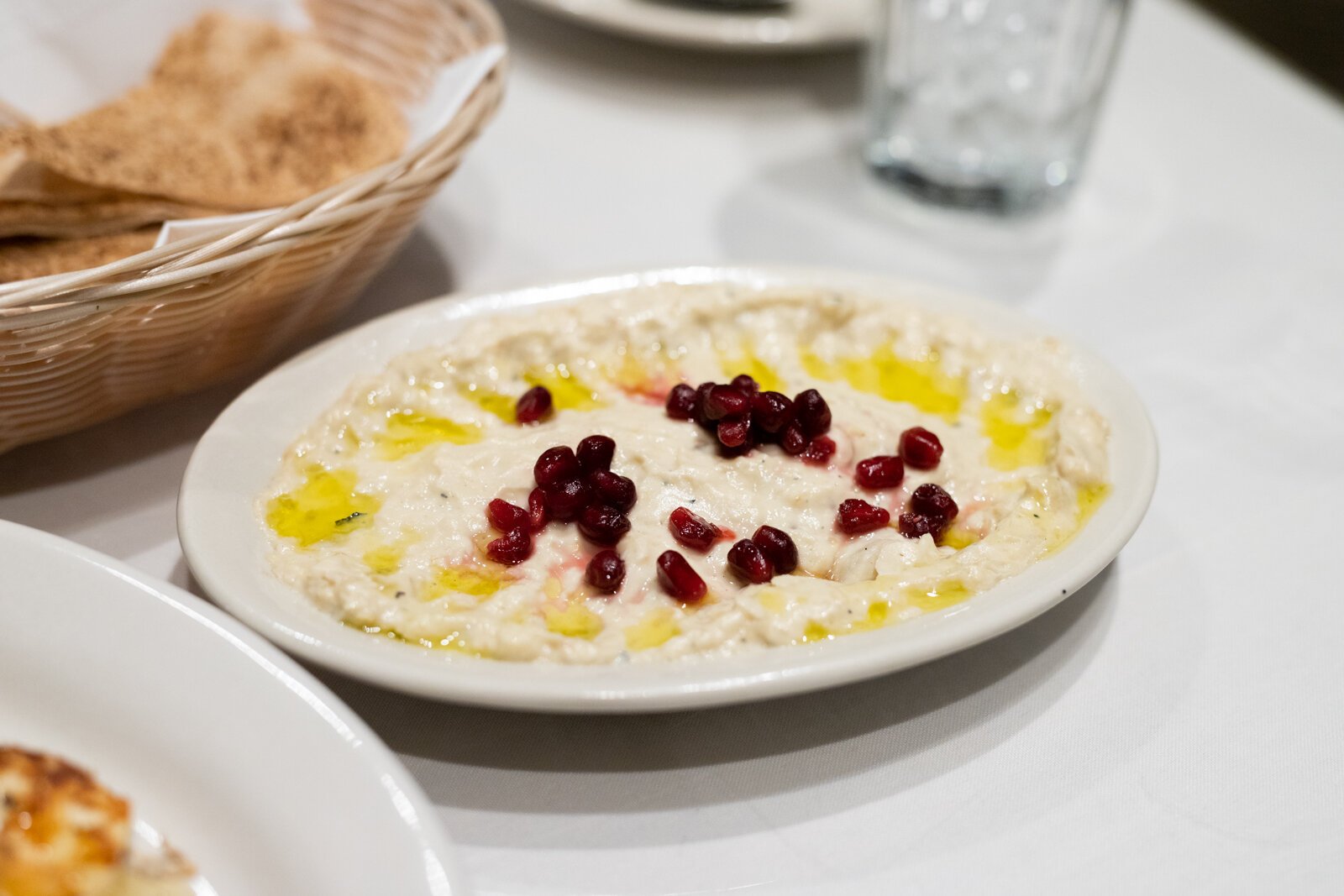 The baba ghanouj is a smoky eggplant dip that’s popular in the Middle East and parts of Northern Africa.