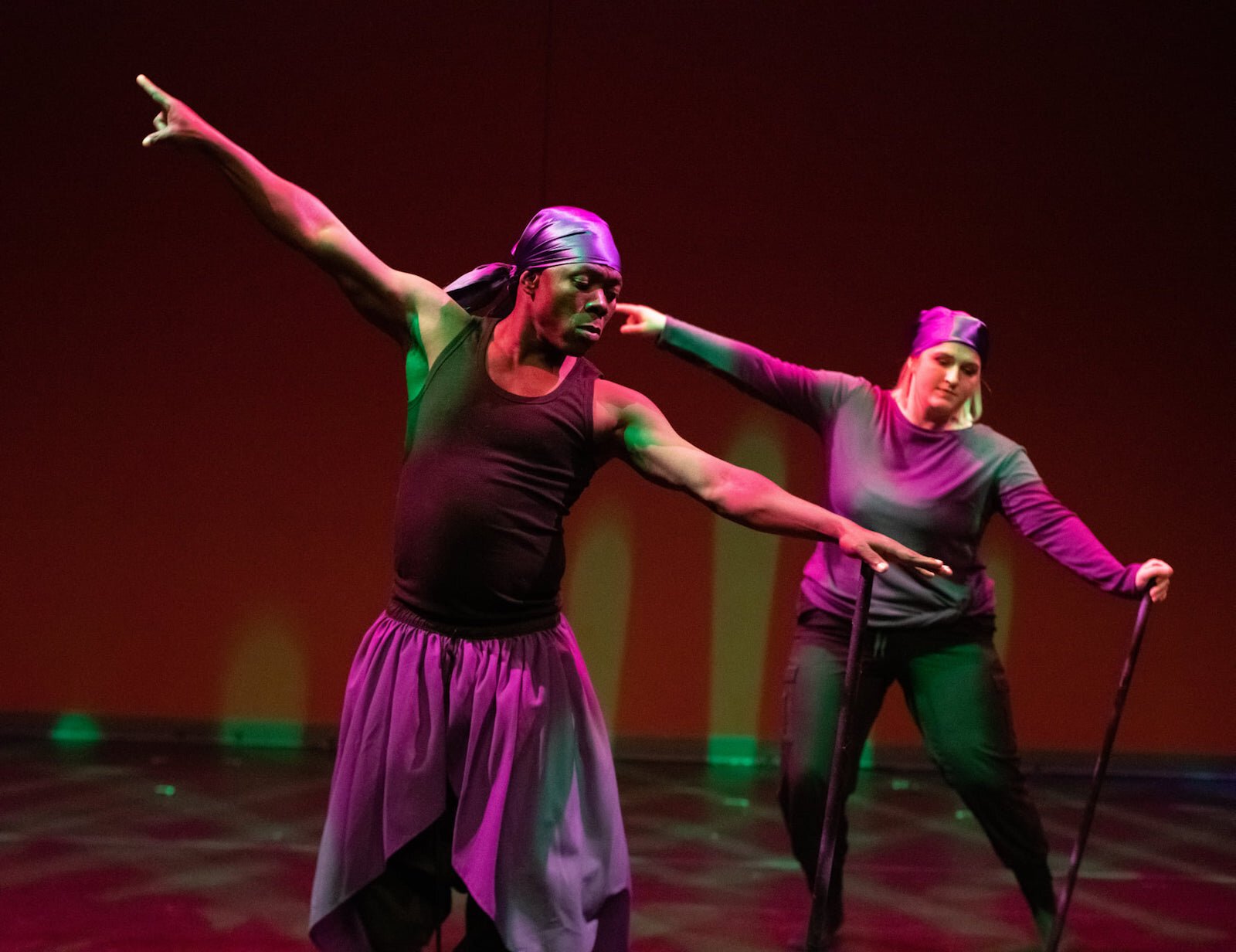 In 2021, Dance Collective brought four resident artists from Haiti to Fort Wayne for a month of live performances and workshops, including an immersive Halloween Show.