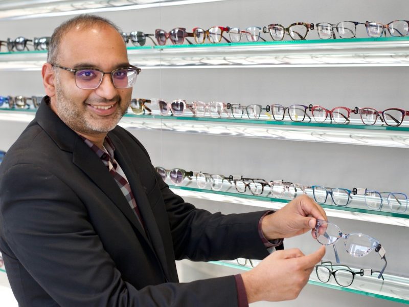 Dr. Zubair Khan from Eye Specs on Main.