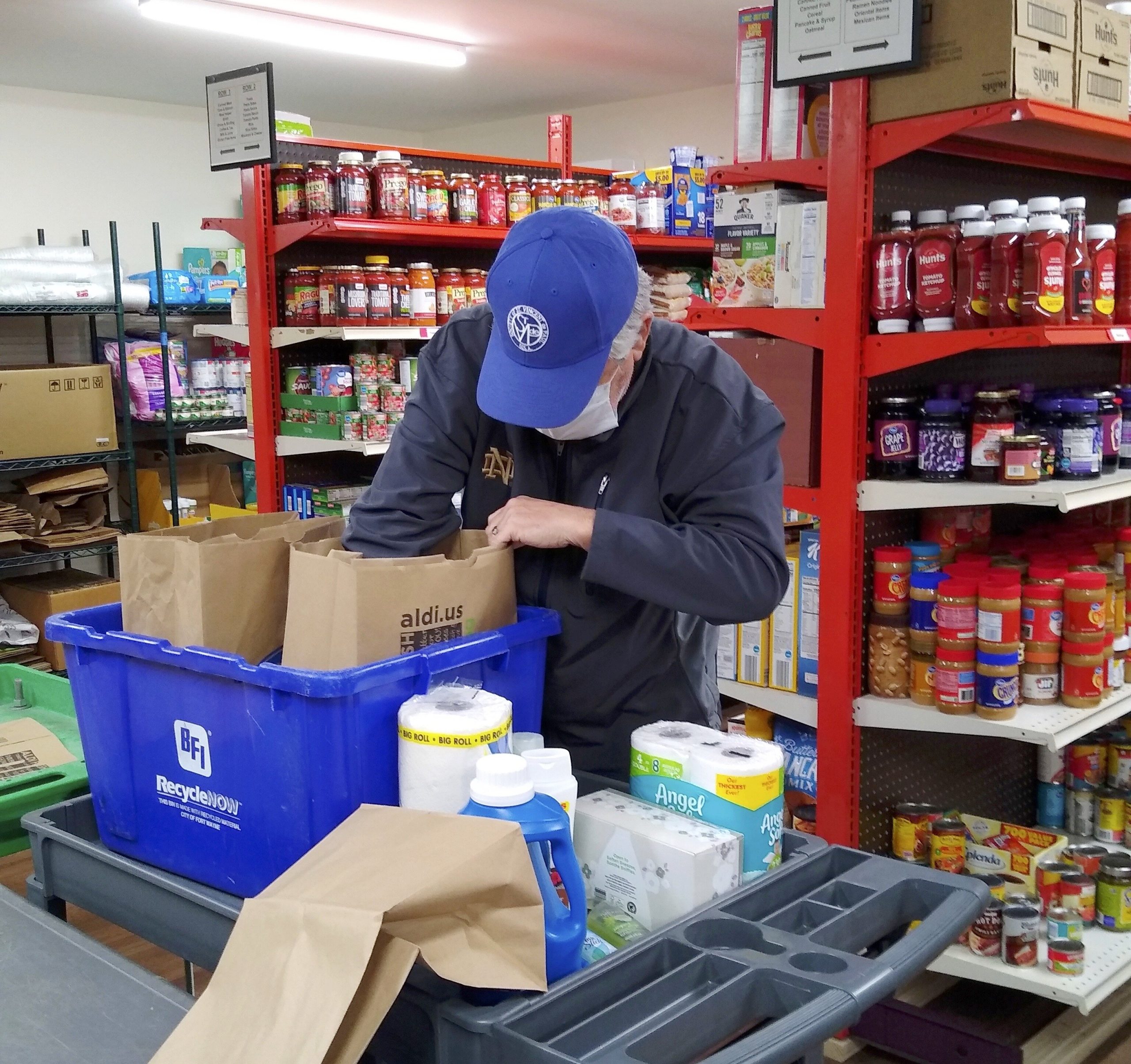 St. Vincent de Paul (SVDP) Society's largest initiative is its food program.