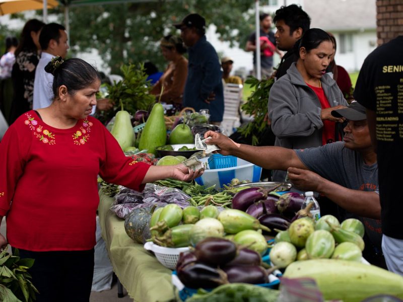 Rose Avenue Education Farm hosts a farmers market every Sunday at the Fort Wayne League for the Blind and Disabled at 5821 S. Anthony Blvd.