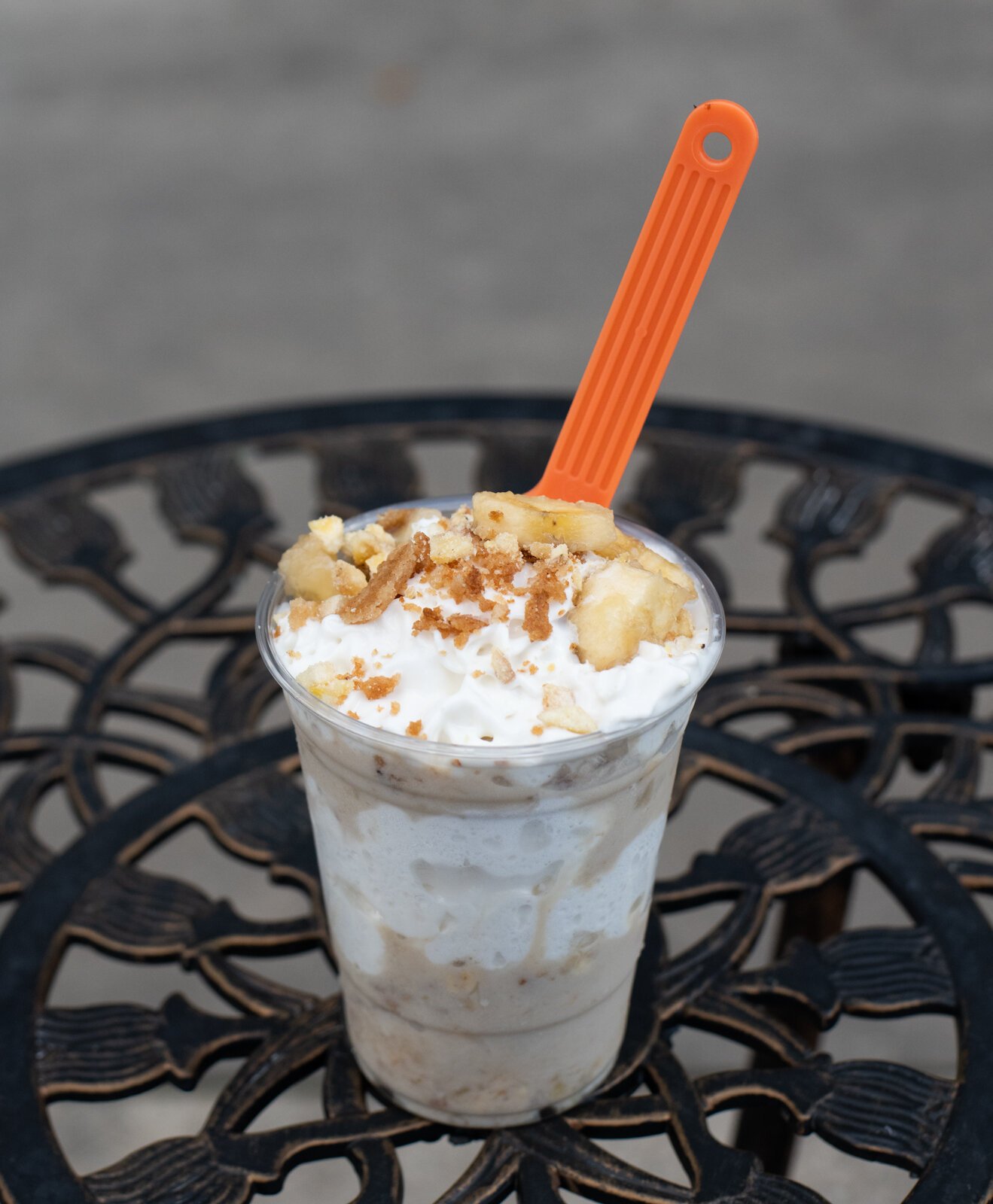 The Banana Creme Tumbleweed ice cream dessert at Moo-Over Ice Cream, which is owned by Julie Hurd, 207 W. Van Buren St. in Columbia City.