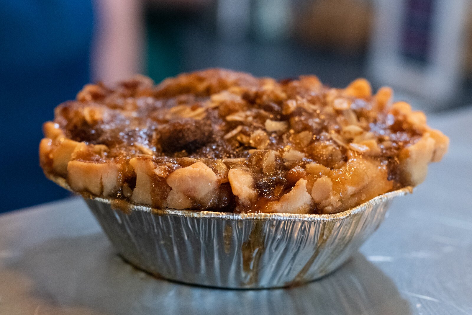 Individual Apple Pie dessert at Moo-Over Ice Cream.