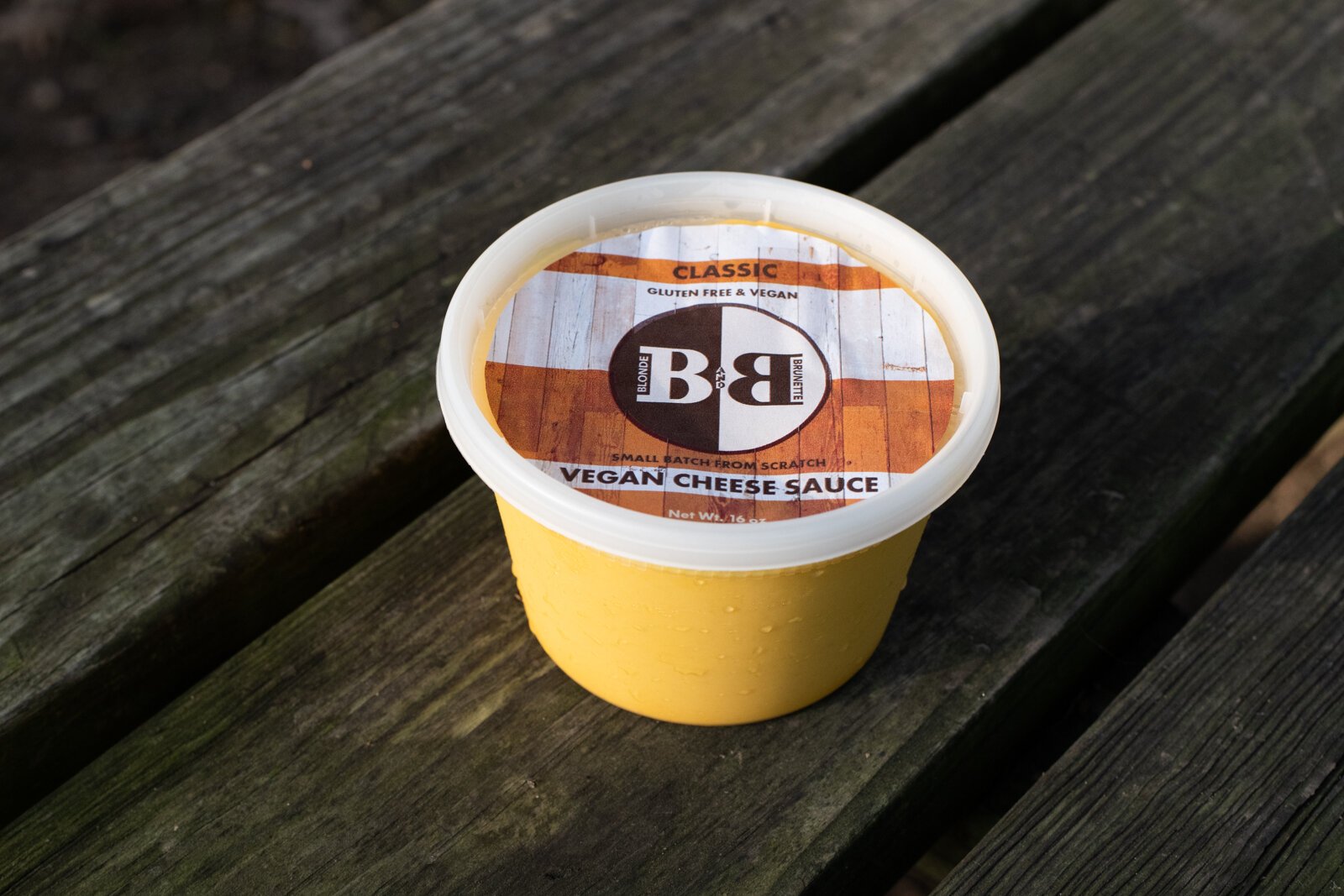 Vegan cheese sauce from Blonde & Brunette CC.