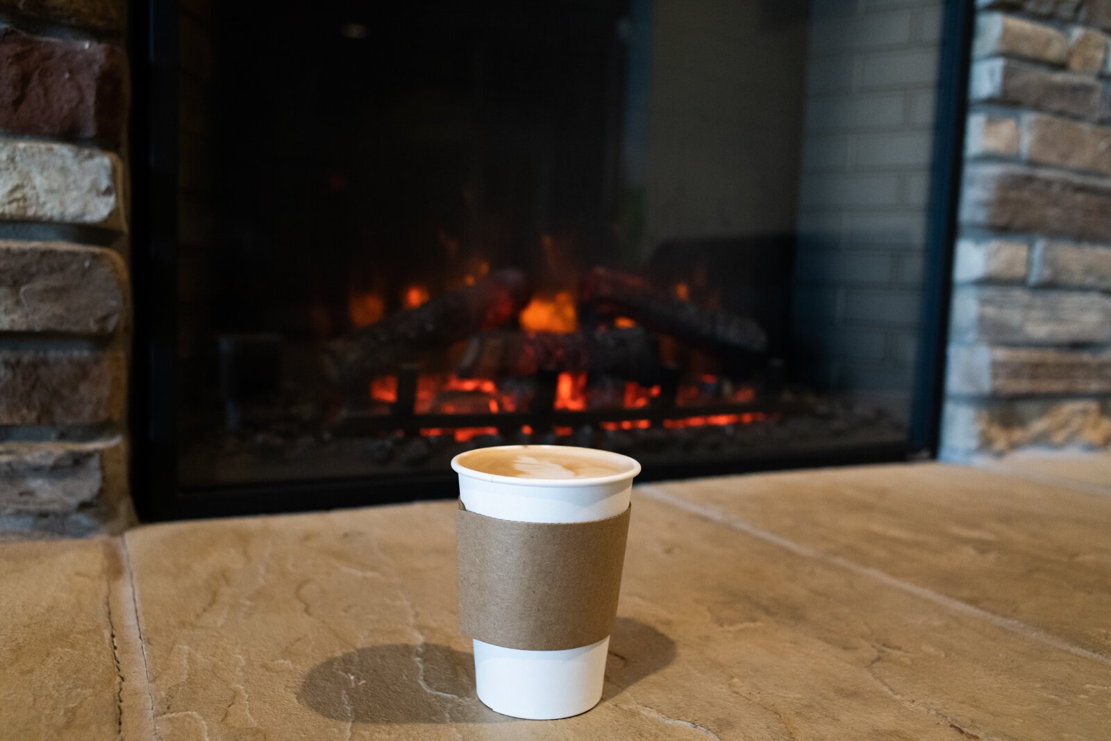 A Camp Fire latte at Main St. Coffee Co. at 302 N. Main St., Ste 1, in North Webster.