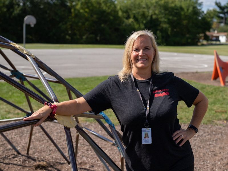 Heather Luessenhop, a teacher of 22 years, currently teaches Kindergarten and First Grader at Northcrest Elementary School.