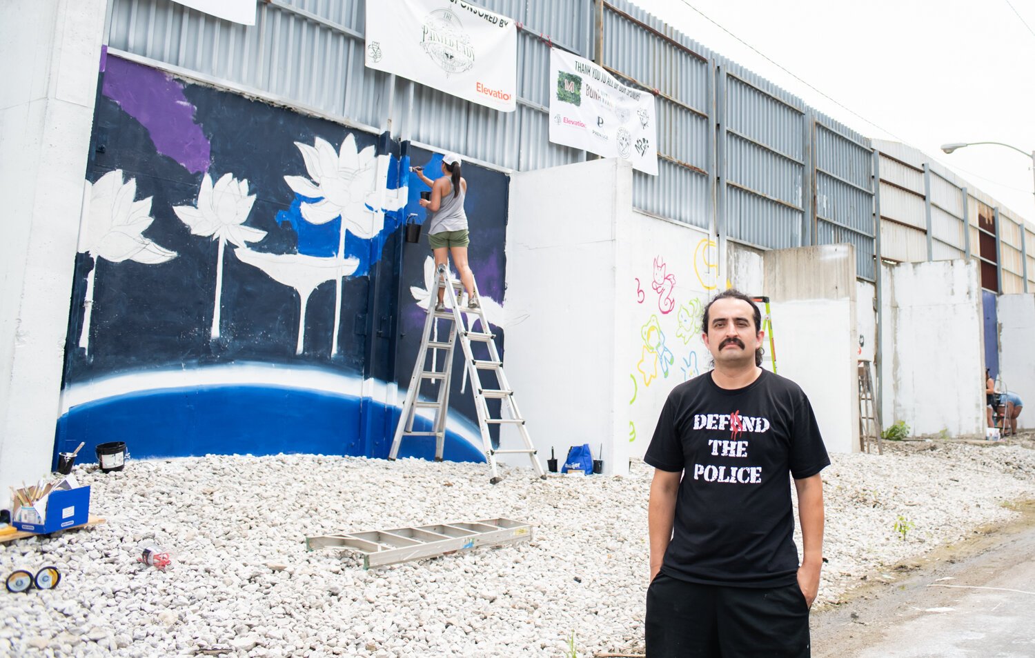 Francisco Reyes runs Open Walls Fort Wayne, which hosted "Elevation. A Summit City Mural Showcase" at the 2400 block of Central Dr. in Fort Wayne.