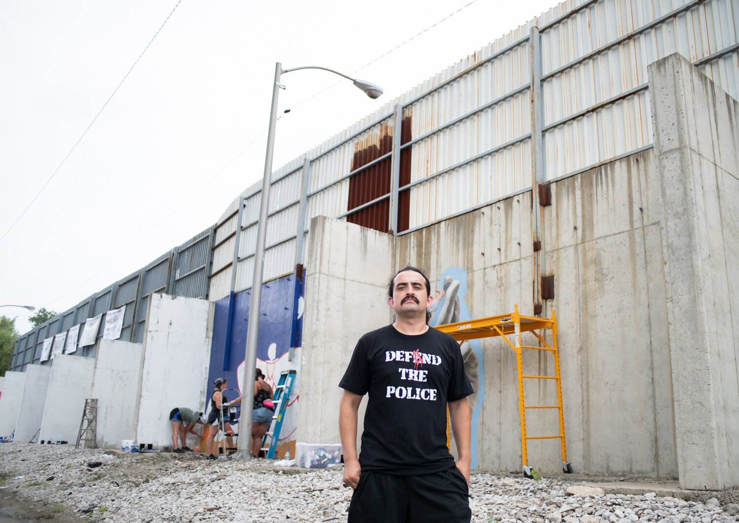 Francisco Reyes runs Open Walls Fort Wayne, which hosted "Elevation. A Summit City Mural Showcase" at the 2400 block of Central Dr. in Fort Wayne.