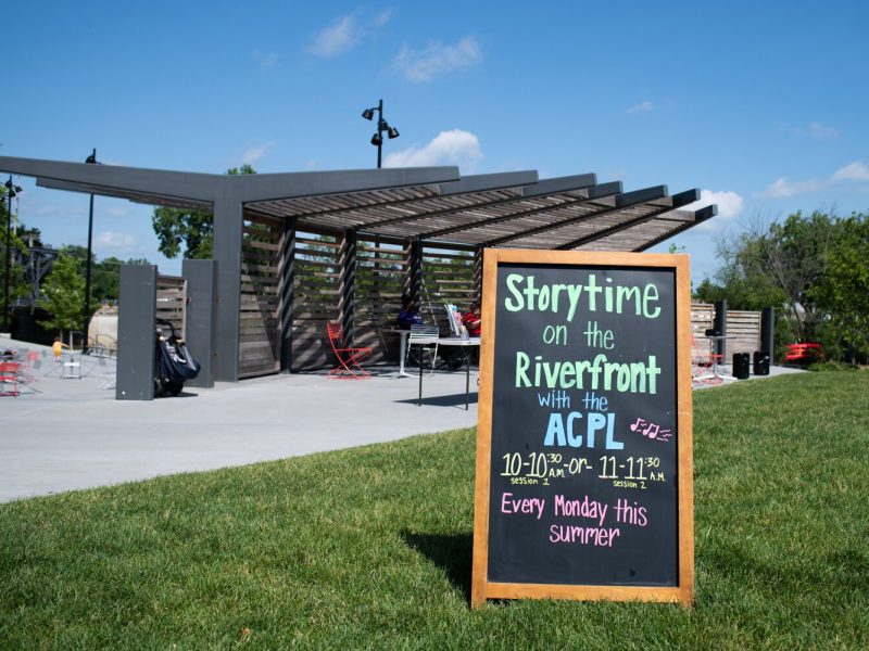 Every Monday, from June through August, there are two 30-minute storytime sessions, starting at 10 a.m. and repeating at 11 a.m. at 202 W. Superior St.