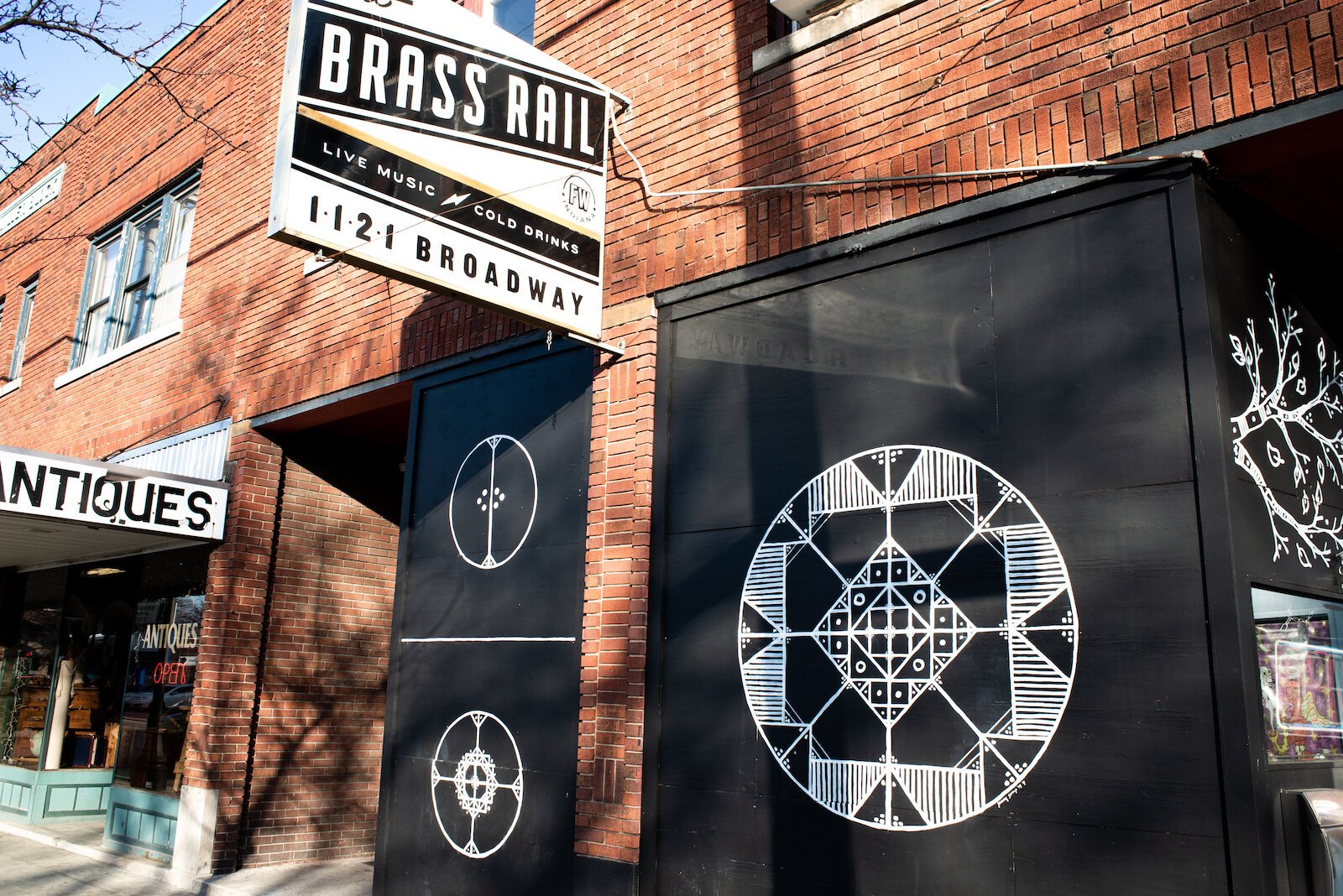 Jeremy Stroup's murals at the Brass Rail in Fort Wayne.