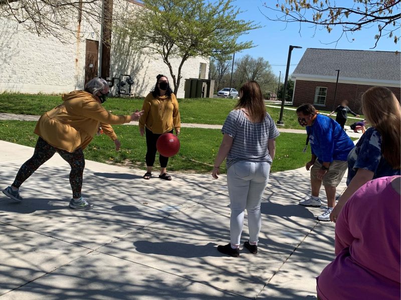 A New Tech Network learning model at Crossroad Academy helps students socialize in project-based teams.