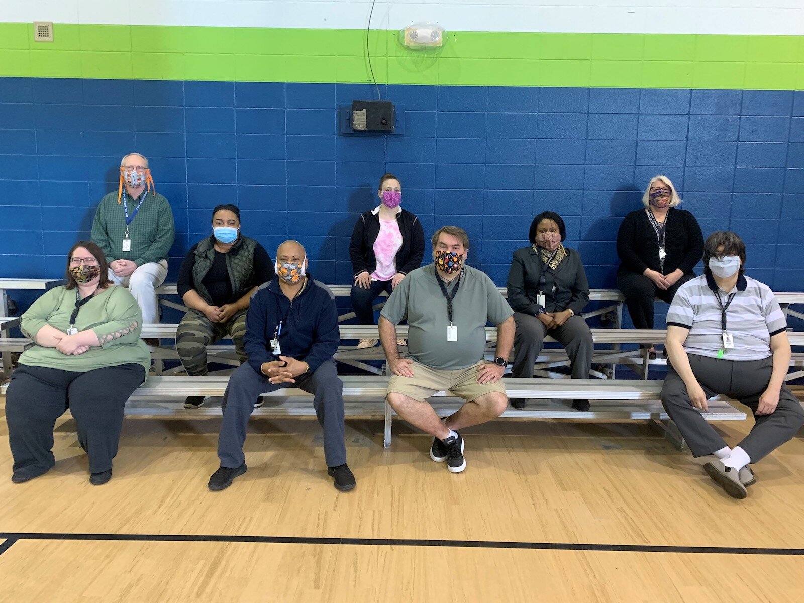 Faculty and staff at Crossroad Academy.