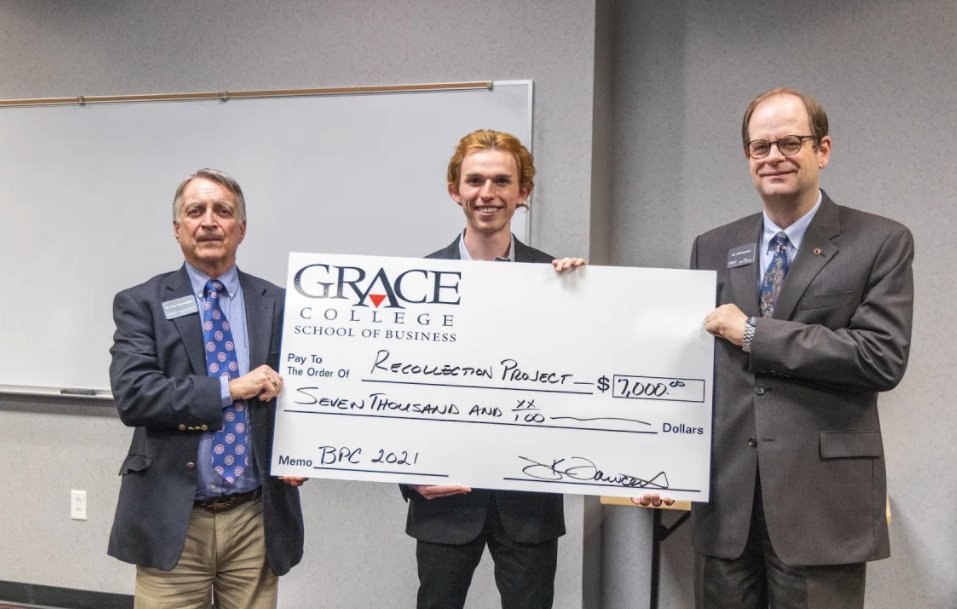 Mitchell Bowen, center, Founder of Recollection Project.