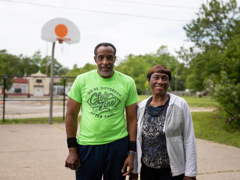 Renaissance Pointe residents Lester and Hester Powell have taken it upon themselves to care for a local park.