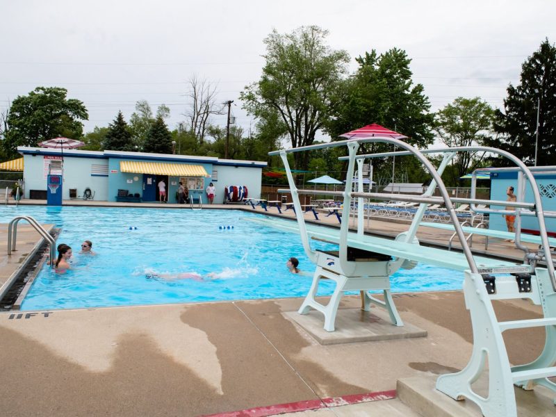 Children of Poco Pool board members enjoy a sneak preview to the 2021 season. 