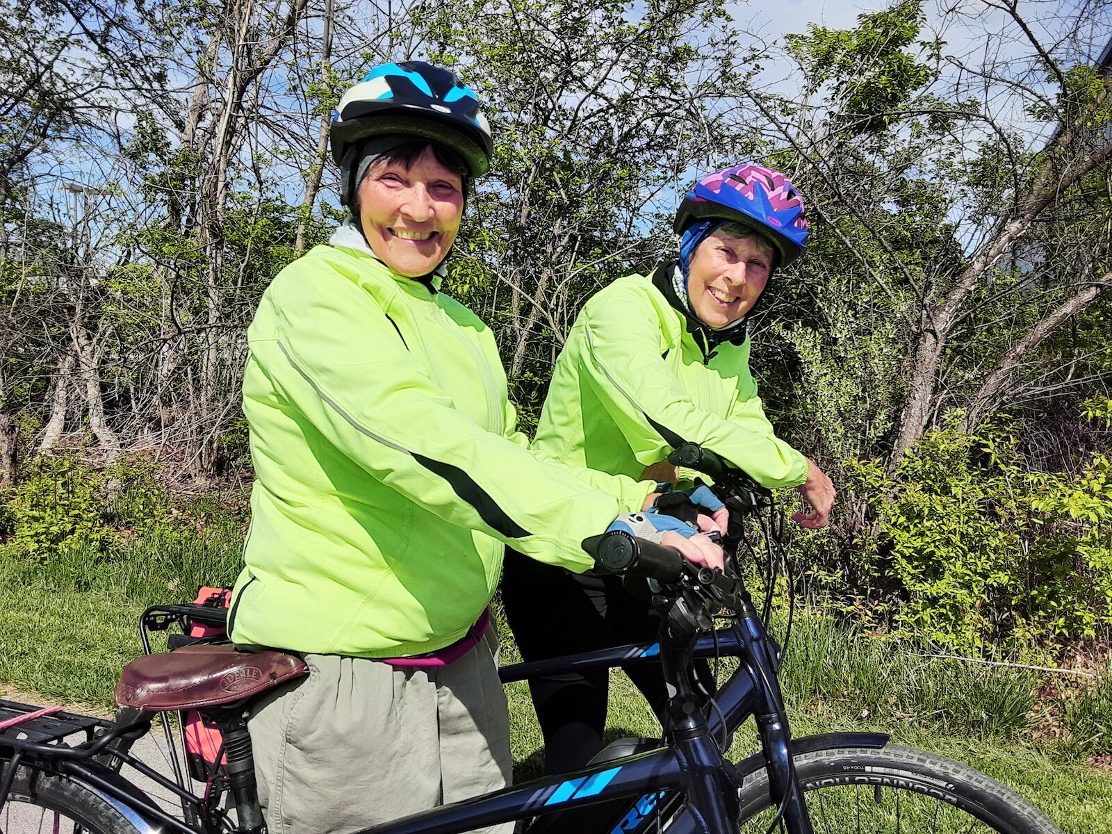 Weiss, 73, and Rowand, 64, have been biking together for more than 30 years.