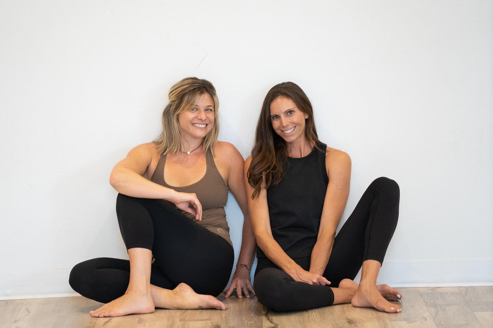 The Co-owners of Fusion Yoga in Fort Wayne, Celeste Sexton and Meg Heminger.