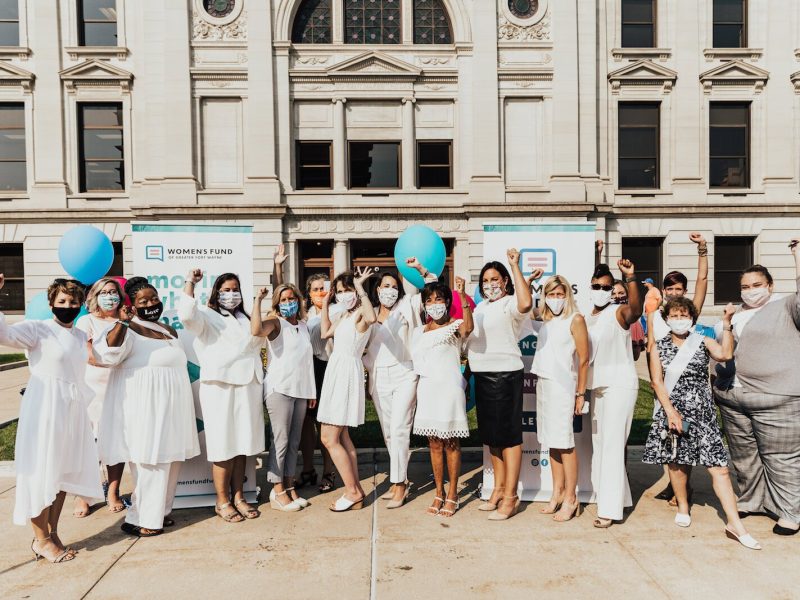 Fort Wayne women celebrate the launch of the Community Foundation's Women's Fund of Greater Fort Wayne.