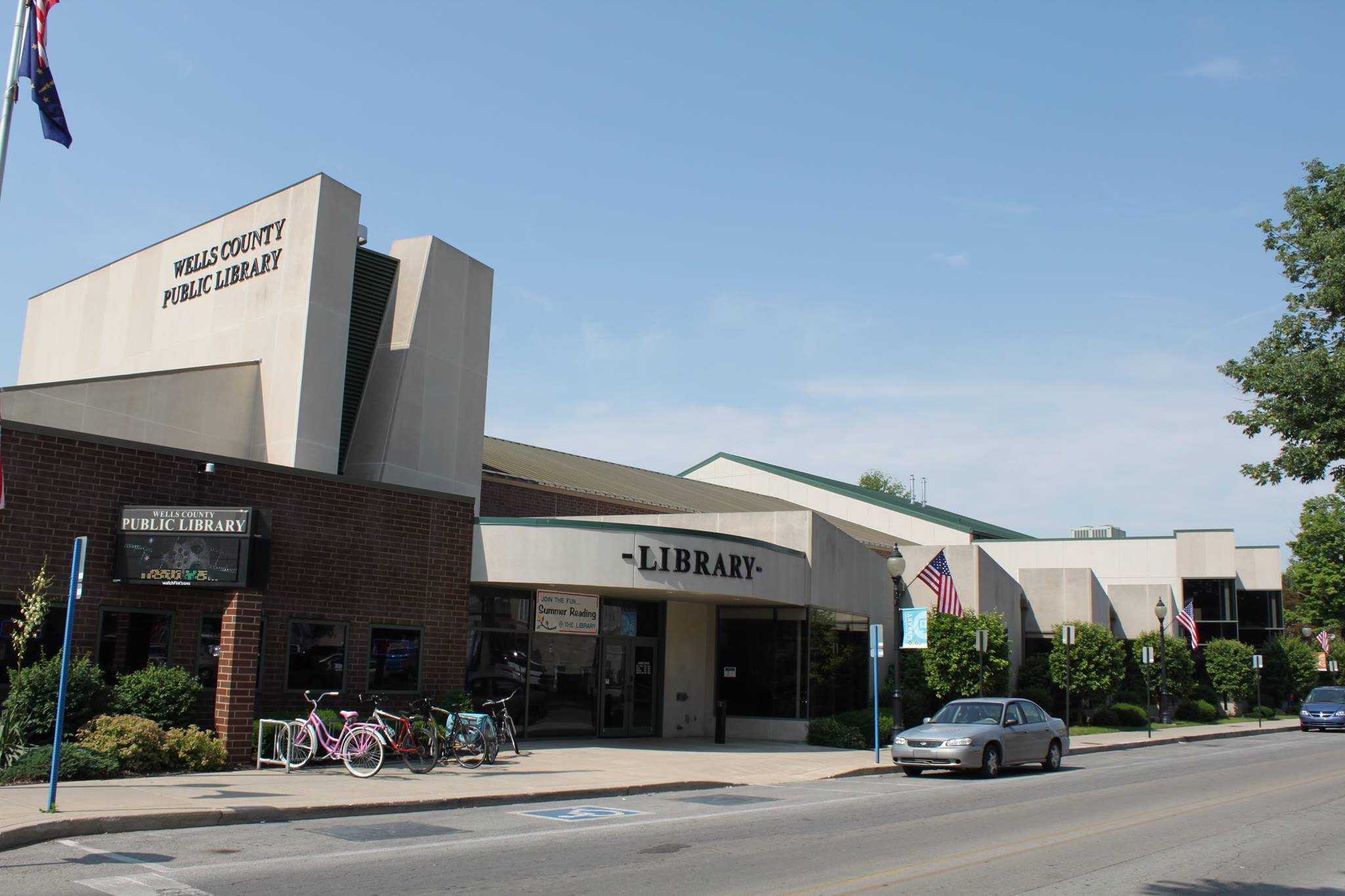 The Wells County Public Library is located at 200 W. Washington St. 