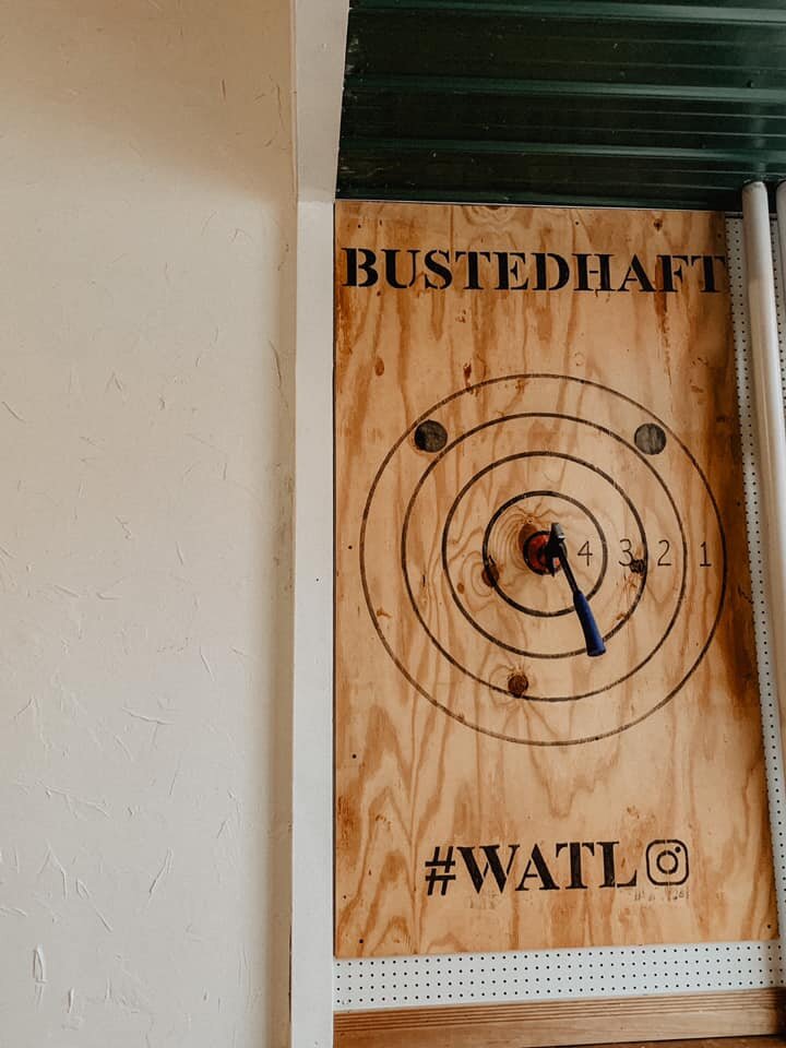 Busted Haft Throwing is located at 202 W. Market St. in Bluffton.
