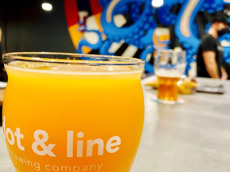 dot & line Brewing Company is located at 2623 Camino Ct., Suite 102.