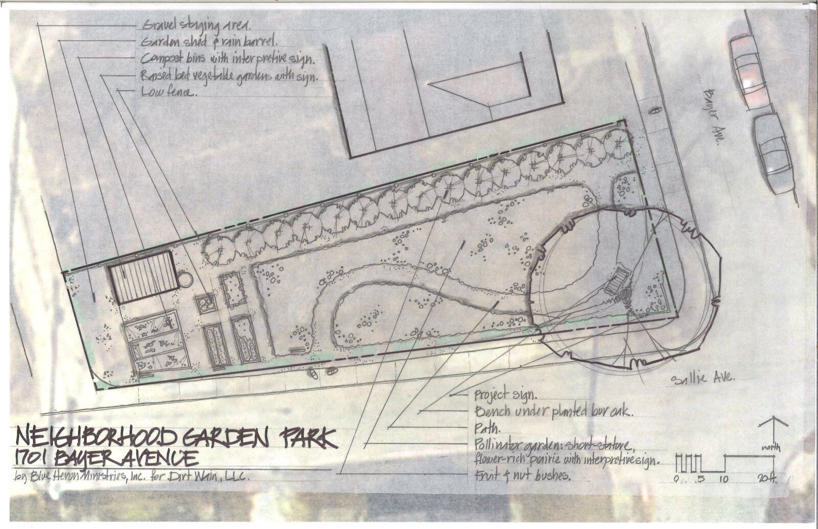 Bloom's various projects include a new compost and prairie demonstration site that will eventually feature native plants, raised garden beds, and composting workshops.